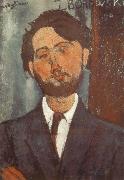Portrait of Leopold zborowski, Amedeo Modigliani